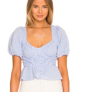 Clairemont Top in Periwinkle
ASTR THE LABEL Large